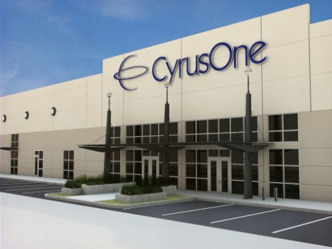 Rendering of the entrance to CyrusOne's Austin III data center (Image: CyrusOne)