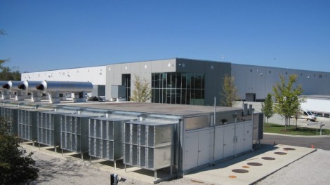 The Aurora I data center in Aurora, Illinois, CyrusOne acquired from CME Group in April 2016. CME is a tenant at the facility, hosting the CME Globex trading platform there. (Photo: CyrusOne)