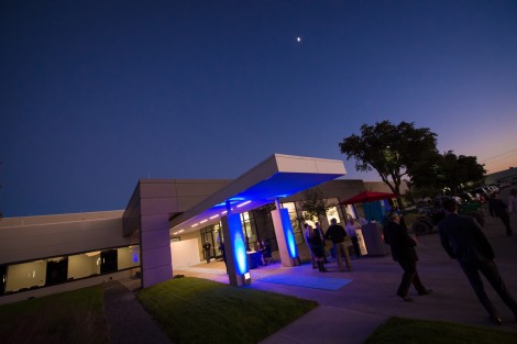 Entrance to the data center in Plano, Texas, operated by Aligned Data Centers (Photo: Aligned Data Centers)